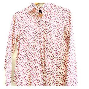 Rose print genuine Liberty of London shirt M